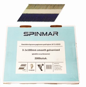 Gwoździe GP 3,1x100 G.O.-2000 szt.