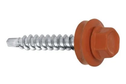 Wkręt farmer ceglasty 4,8x35mm RAL 8004 - 250 szt.