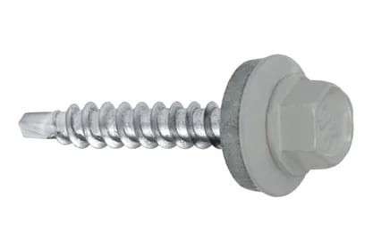 Wkręt farmerski czerwony WFD 4,8x35mm RAL 9006 - 250 szt.