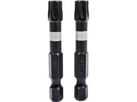 Końcówki wkrętakowe udarowe Torx T20 x 50 mm, 2 szt.