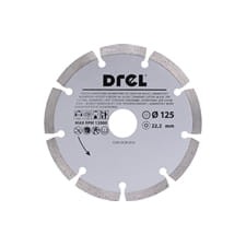 Tarcza diamentowa 125 x 22.2 mm, segmentowa