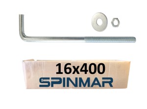 Kotwa typ L 16x400 ocynk