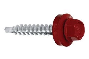 Wkręty farmery wiśniowy 4,8x35mm RAL 3011 - 250 szt.