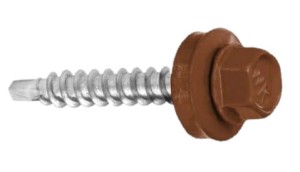 Wkręt farmer brązowy 4,8x35mm RAL 8003 - 250 szt.