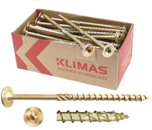 Wkręt ciesielski talerzykowy 10x200mm